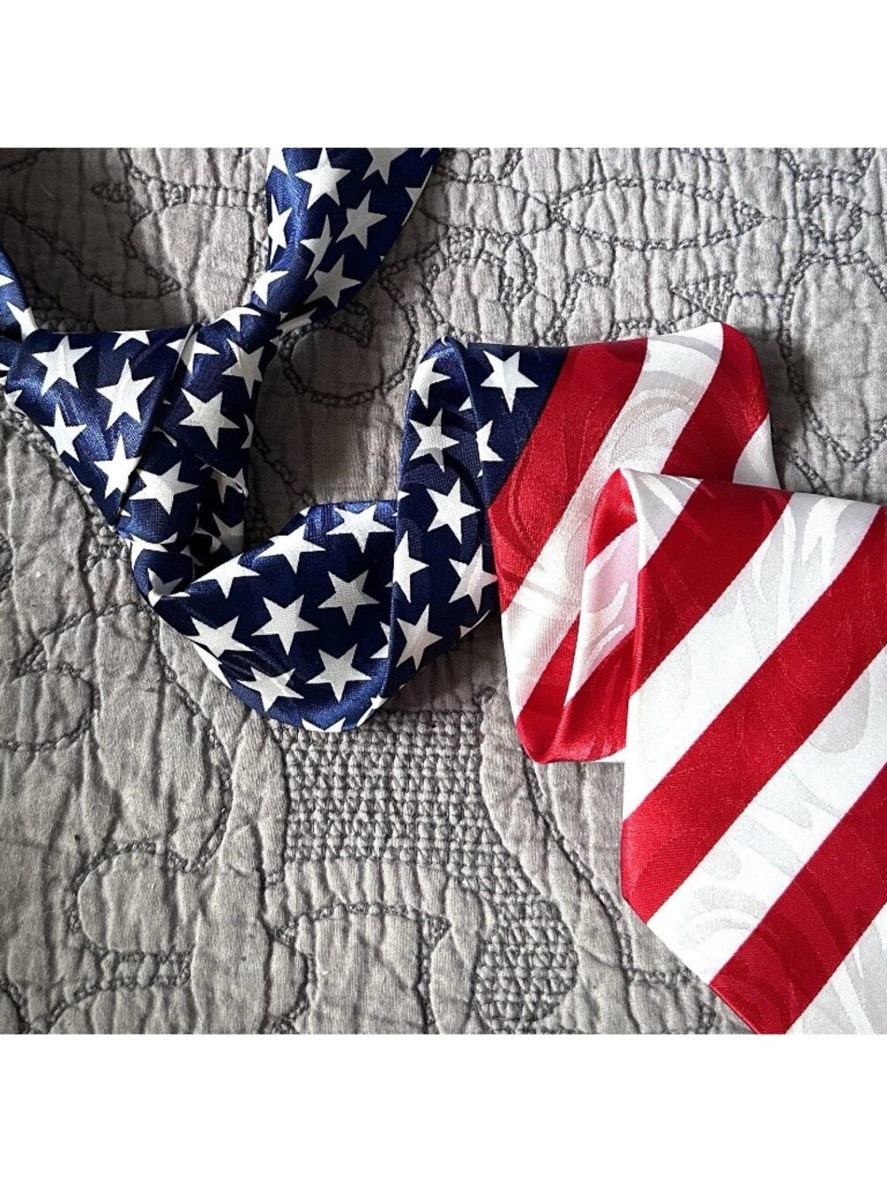 American Flag Patriotic Men’s Tie By Steven Harris Handmade Neck Tie 4th Of July